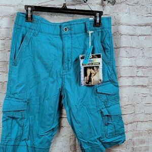 Plugg Men's Blue Cargo Shorts 29 New Nwt